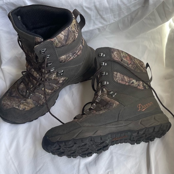 Danner Vital MossyOak 1200G Waterproof Insulated Men's Hunting Boots 9.5 likenew